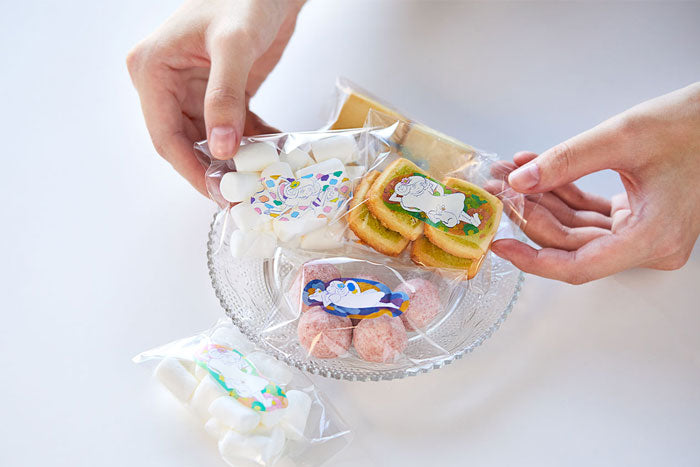 Piezas de cinta transparente KITTA