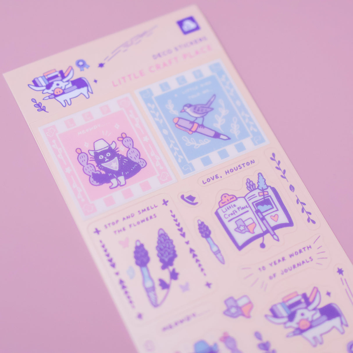 Thousand Skies x Little Craft Place Sticker Sheets