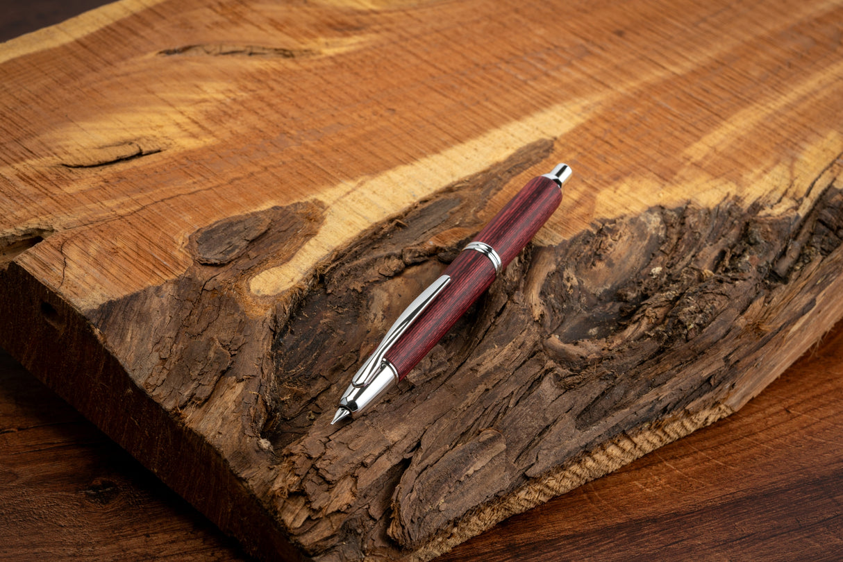 Pilot Vanishing Point Fountain Pen - Red Birchwood