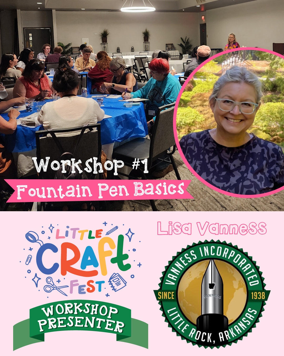 SOLD OUT!! Fountain Pen Basics with Lisa Vanness