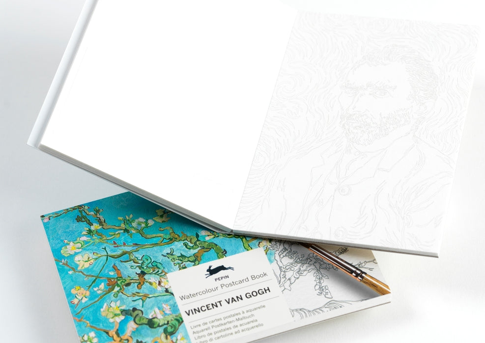 Libro de postales con acuarelas de Vincent Van Gogh
