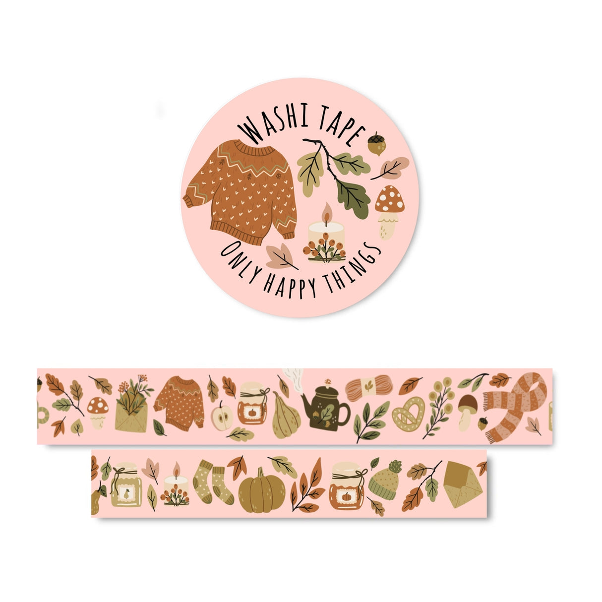 Cozy Autumn Washi Tape