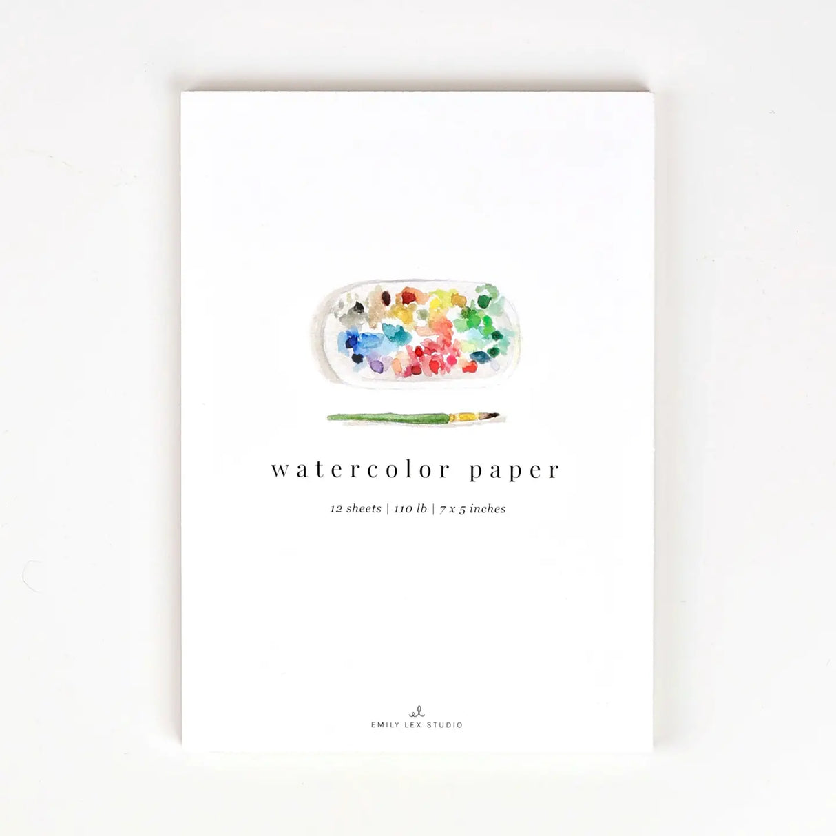 Delight in the art of watercolor with a pad of watercolor paper. Cold press paper has a slight texture and is beautiful to paint on with watercolors.
Details:
12 sheets of 110lb watercolor paper, tear off at top
Decorative cover and sturdy chipboard backer