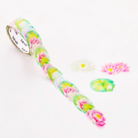 Water Lily Washi Roll Sticker