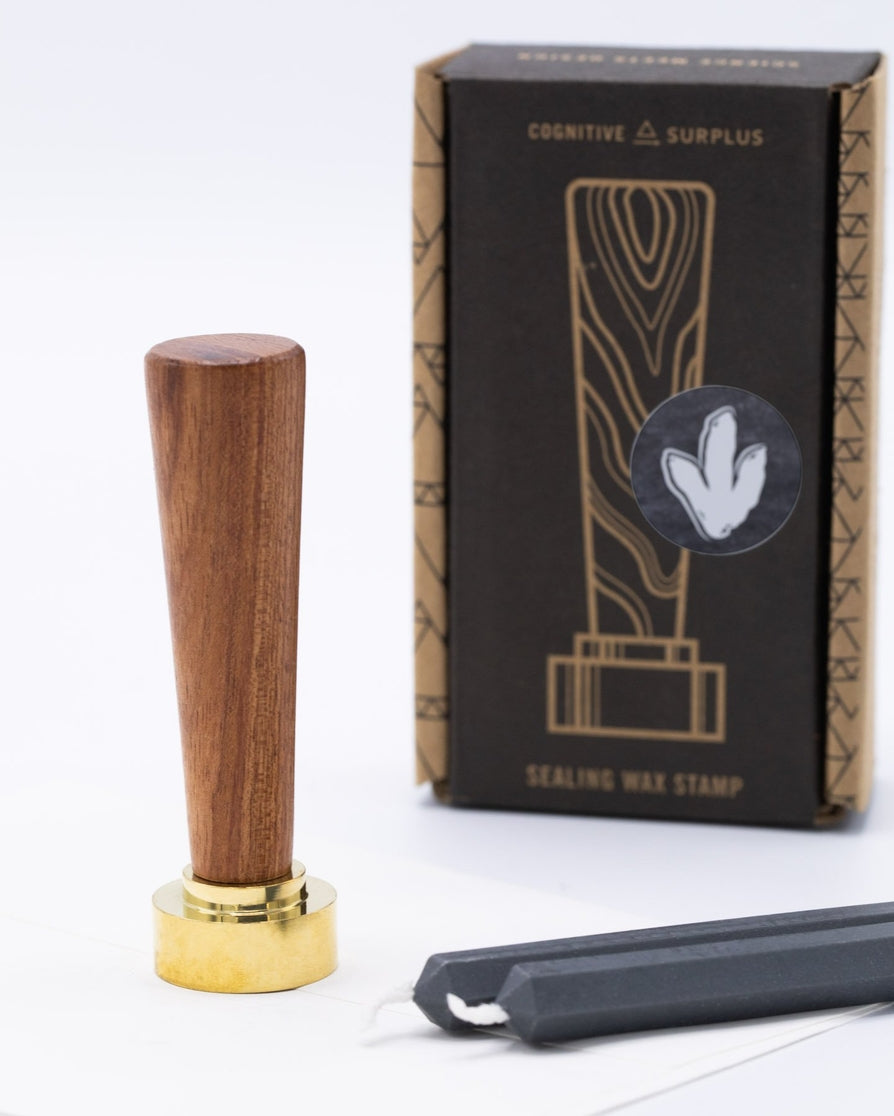 Sealing Wax Stamp - T-Rex Footprint