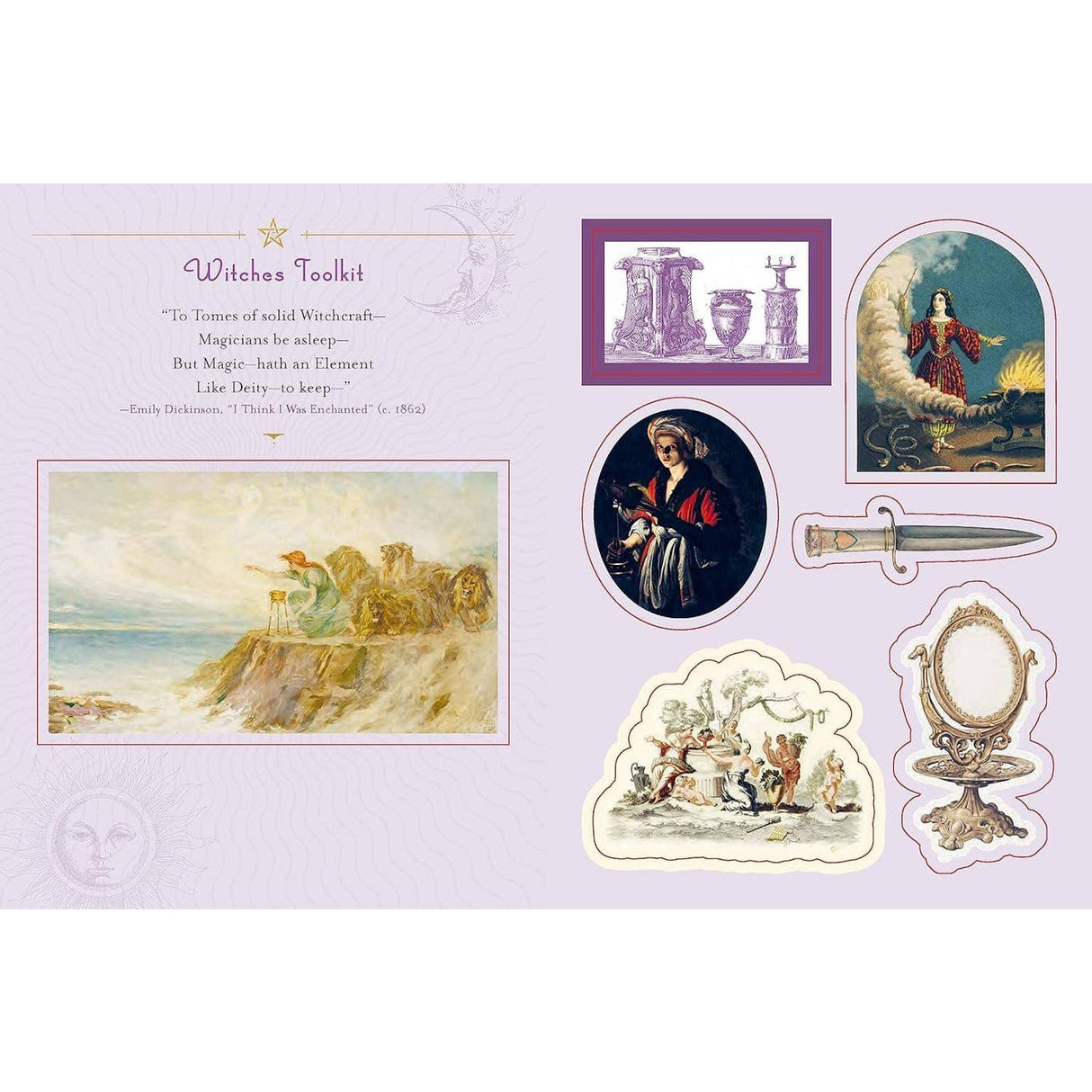 Wicca Sticker Book: 400+ Magickal & Mystical Stickers