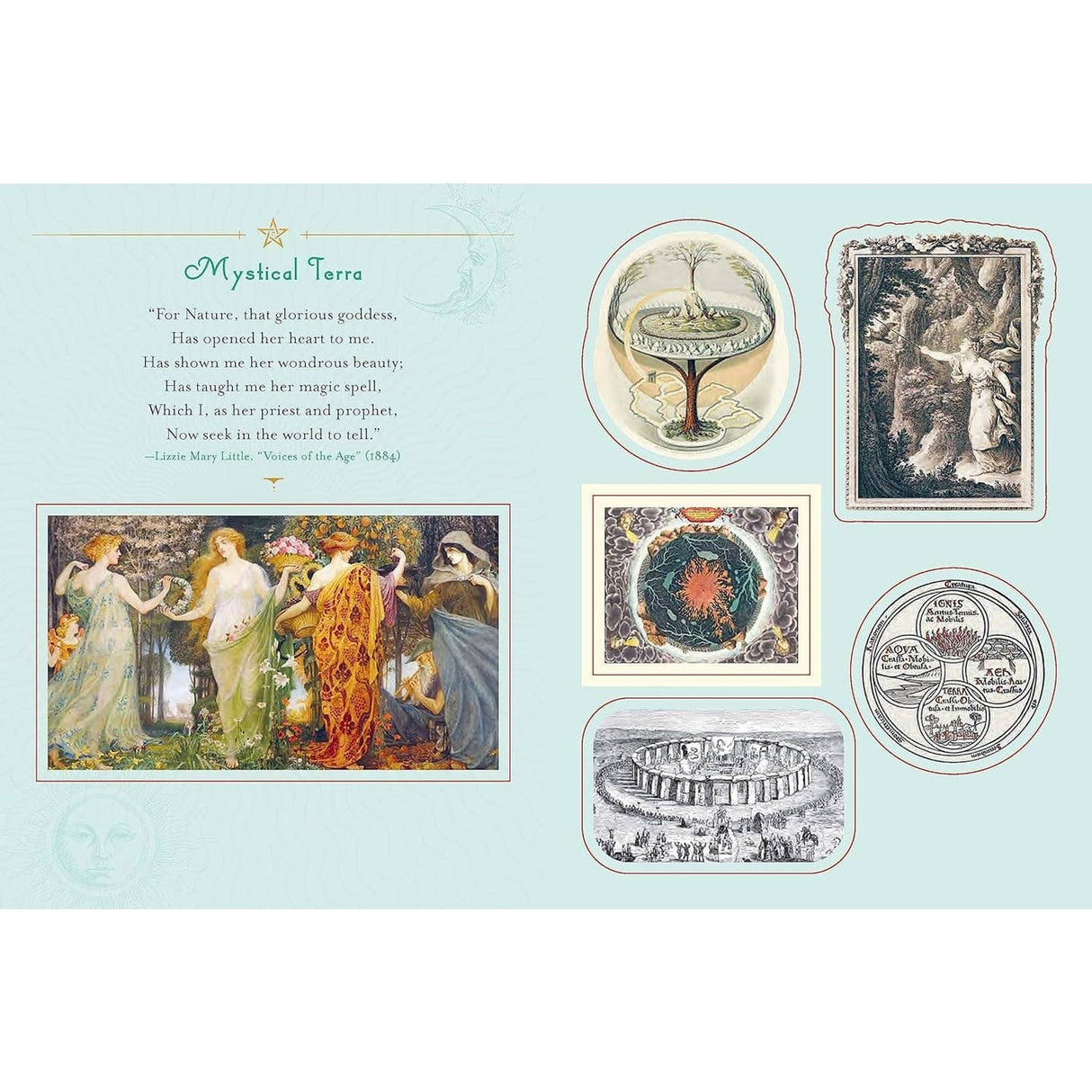 Wicca Sticker Book: 400+ Magickal & Mystical Stickers