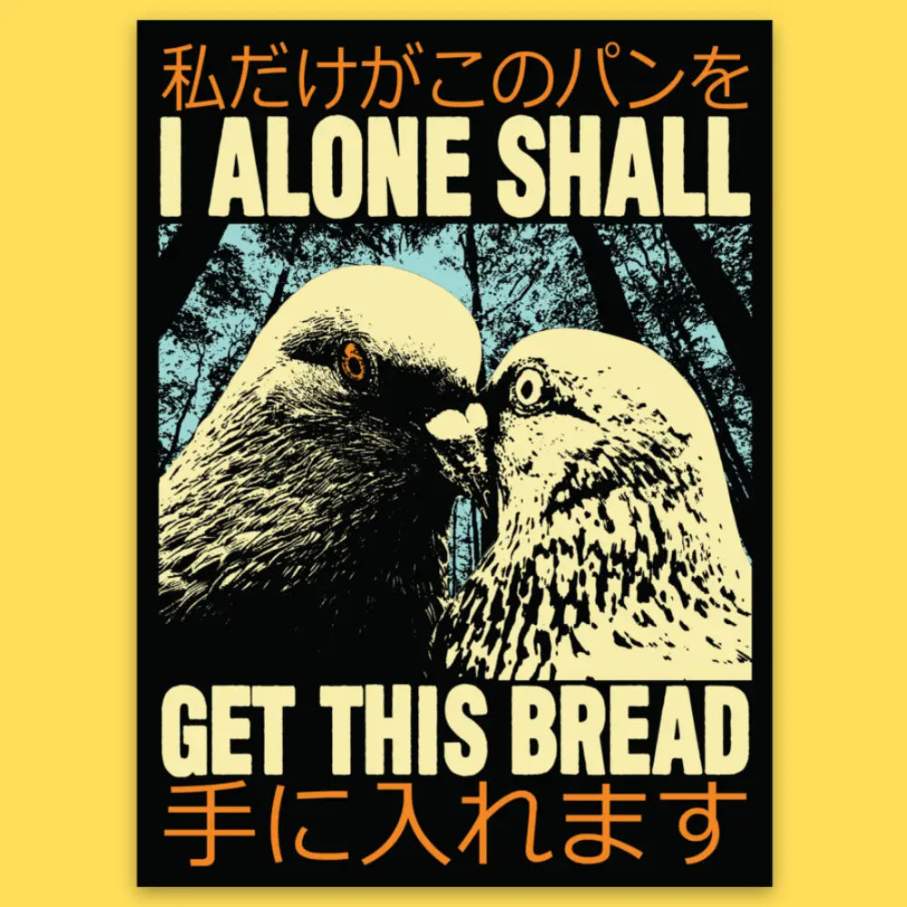 Wicked Clothes - Get This Bread Vinyl Sticker
• Durable & weatherproof
• Made of thick vinyl which protects from scratching, rain & sunlight
• Size: 3" x 2.2" inches