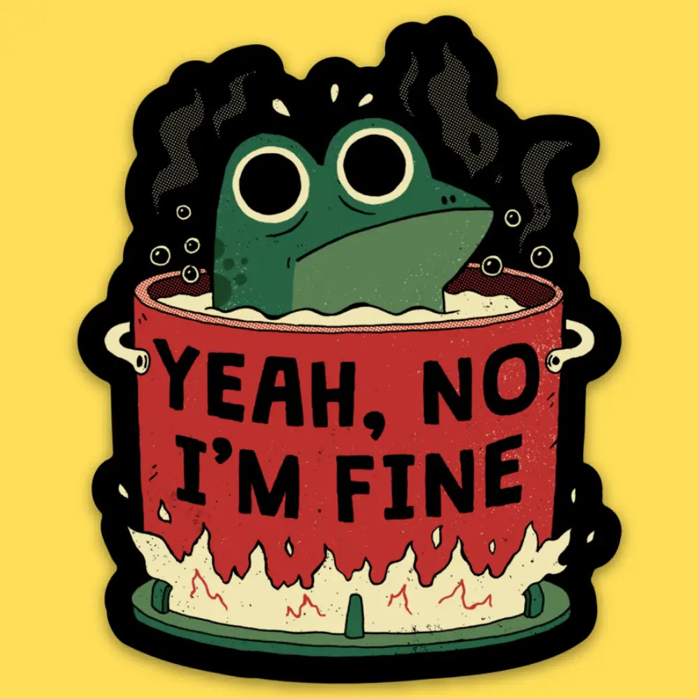 Wicked Clothes - Yeah, No Vinyl Sticker
• Durable & weatherproof
• Made of thick vinyl which protects from scratching, rain & sunlight
• Size: 3" x 2.5" inches