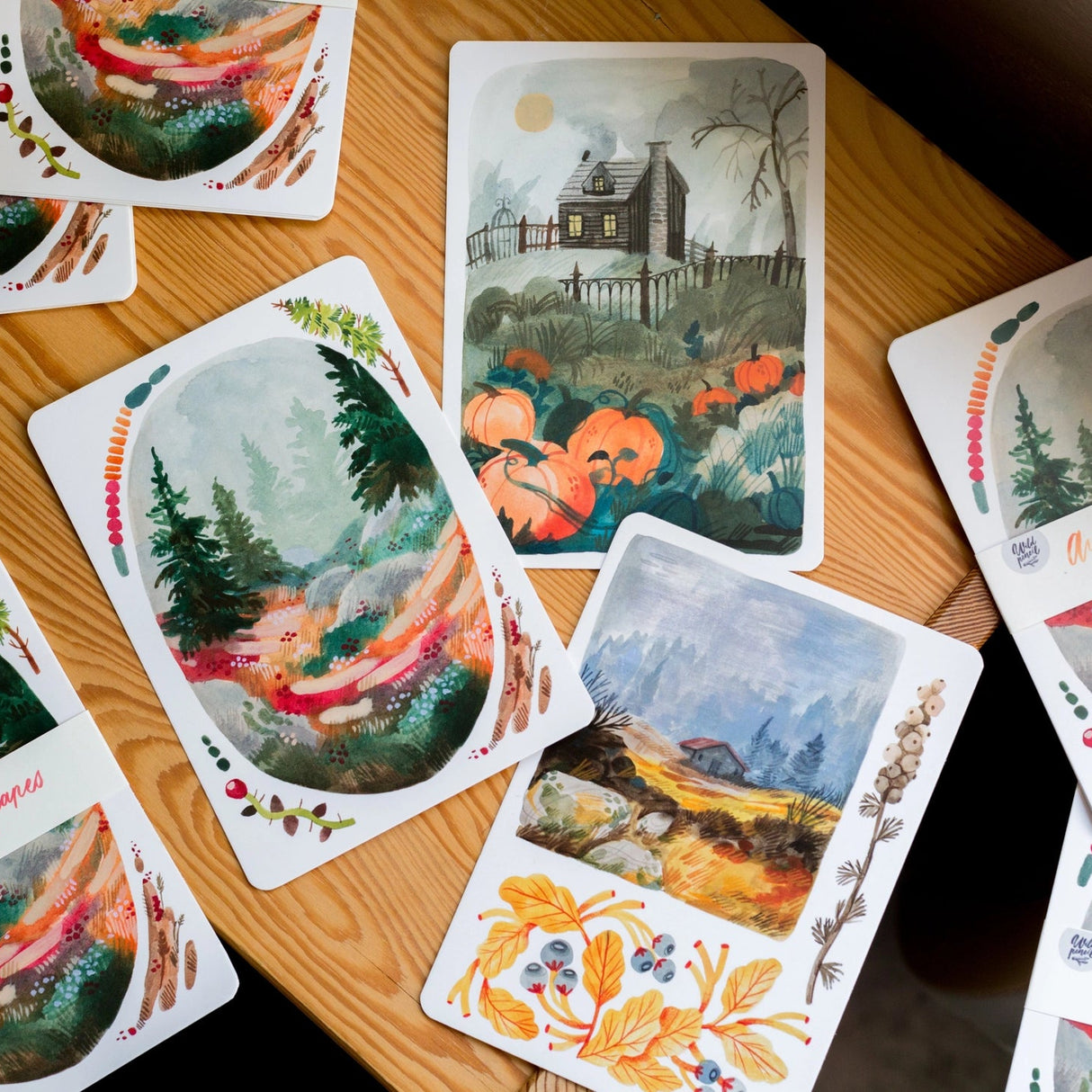 Wild Pencil Studio Postcard Set - Autumn Landscapes
✸ POSTCARD ✸
This Postcard designed with all wanderers in mind will be perfect for your snail mail, art wall and letters. Made from one of my sketchbook paintings with love in Czech Republic.