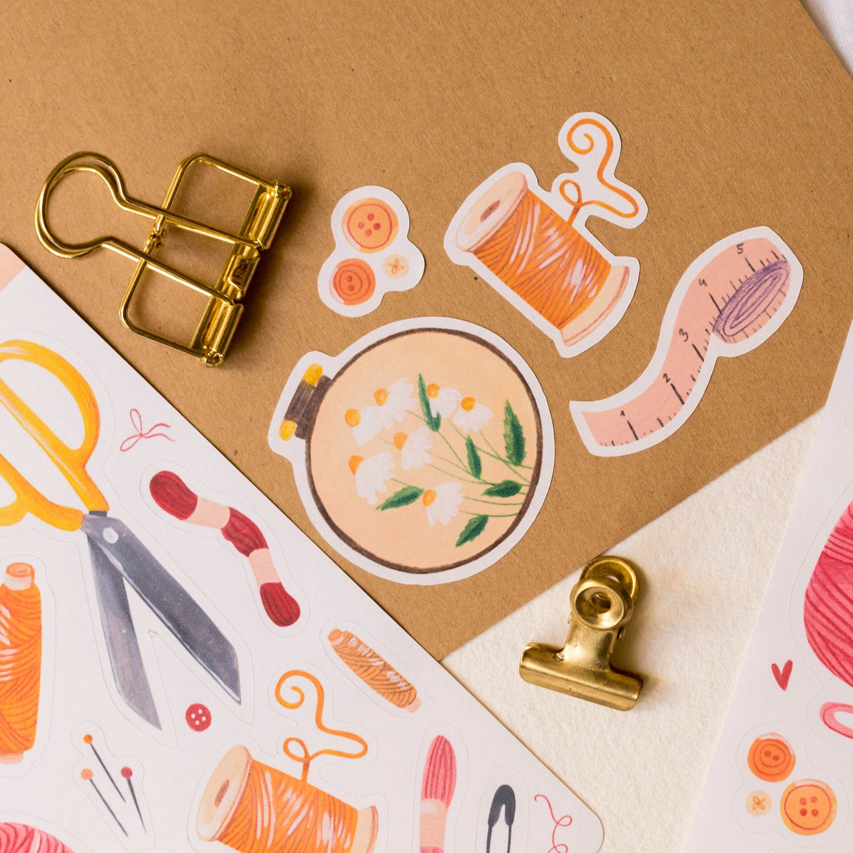 Wild Pencil Studio Sticker Sheet - Sewing