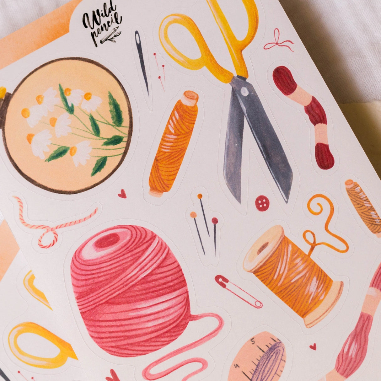 Wild Pencil Studio Sticker Sheet - Sewing