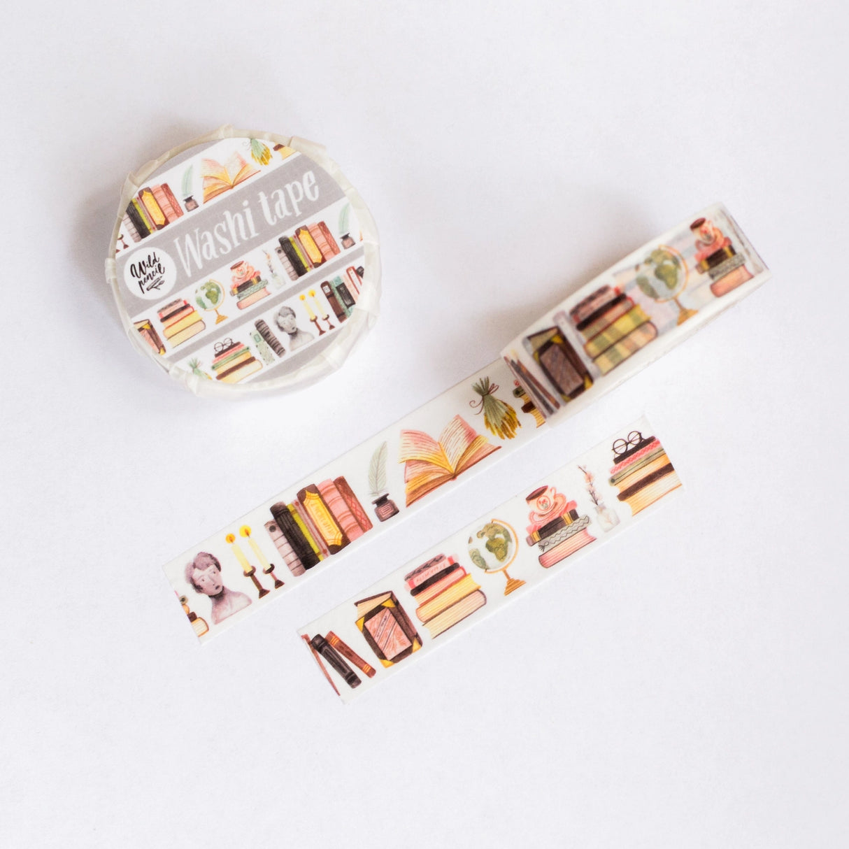 ✸ WASHI TAPE ✸
Cute washi tape to decorate your journals, seal your envelopes, scrapbook or packages. All the design are my own original. The washi tapes are printed in a traditional factory and are very high quality.
✸ DETAILS ✸
one roll measures 10 m (32.9 feet)
width of the roll is 15 mm (0.6 inch)
packaged in paper
