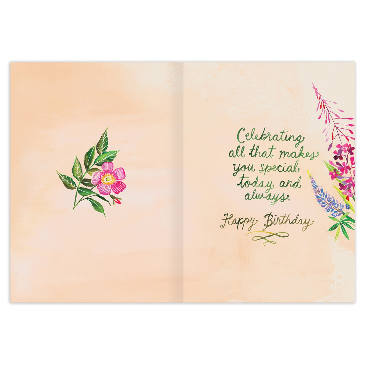 Wildflower Birthday Card Katie Daisy