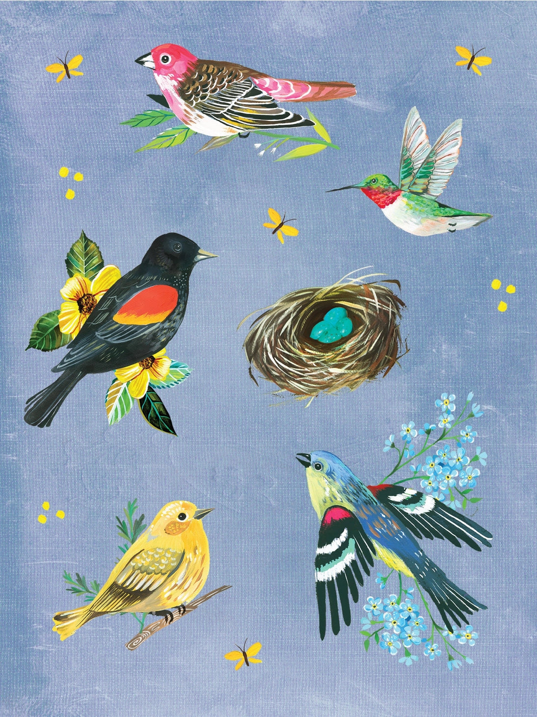 Fresh fruits, flowers, and gingham galore! This sticker book is bursting with the wonderful, whimsical art of bestselling author and illustrator Katie Daisy. Featuring 100+ die-cut stickers with a wildflower picnic theme, the set includes beautiful butterflies and wildflowers, sweet jam jars and juicy fruit, luscious pies and charcuterie boards perfect for decorating journals, planners, water bottles, tumblers, and more!