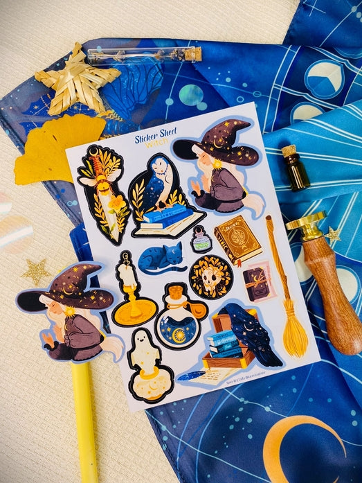 Witch Sticker Sheet