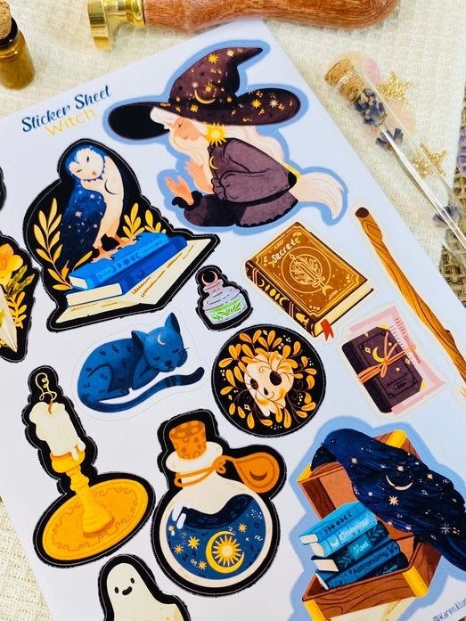 Witch Sticker Sheet
