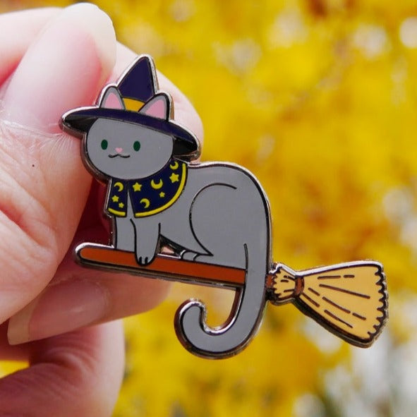 Witch Wizard Kitty Costume Pin