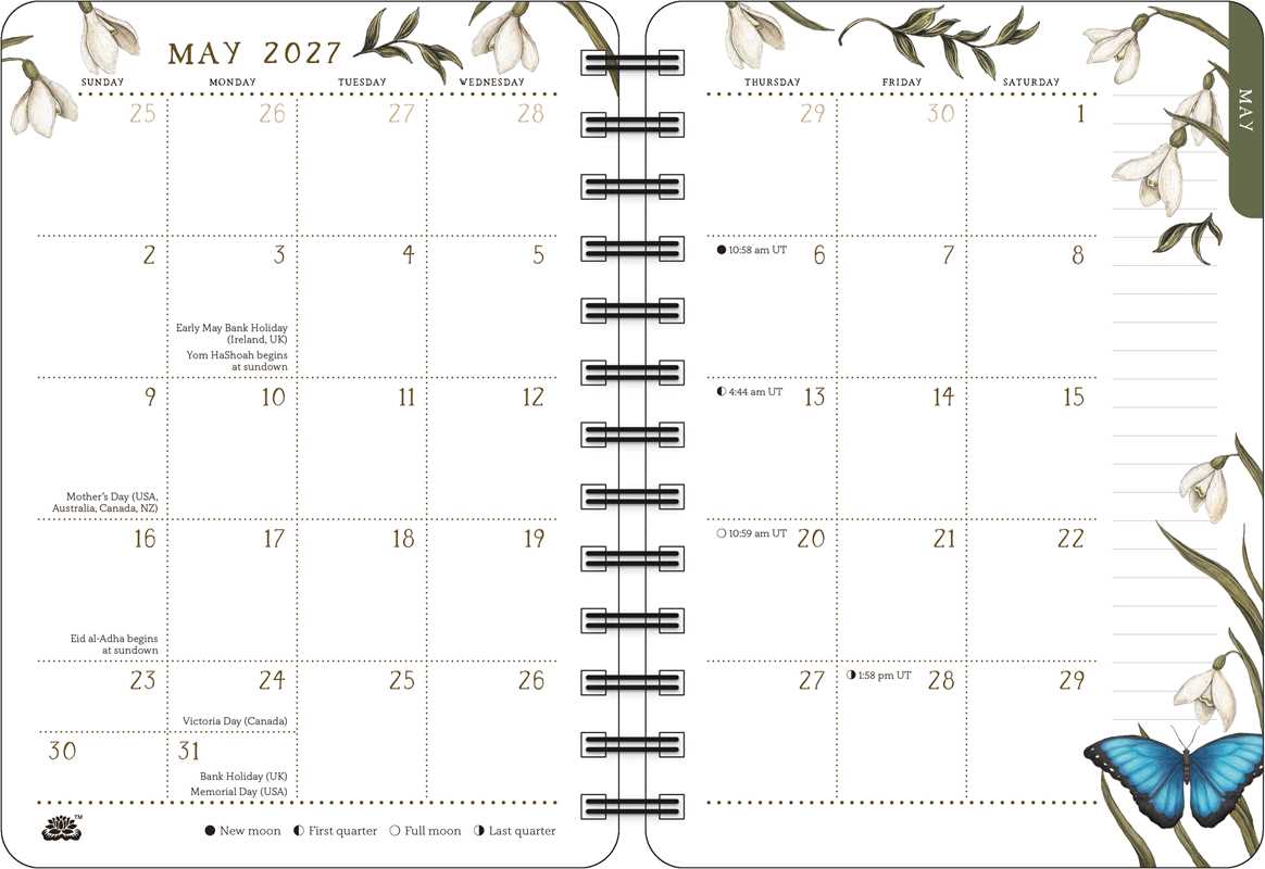 Stay organized as you seek wisdom from nature in this enchantingly illustrated planner based on the bestselling Woodland Wardens oracle card deck.
From beloved artist and author Jessica Roux, each month showcases an animal-plant pair along with their symbolic significance as divined from folklore, mythology, and literature. Monthly prompts encourage you on your own path of personal growth. Weekly and monthly spreads offer ample room for planning, making lists, and noting all the important things in your li