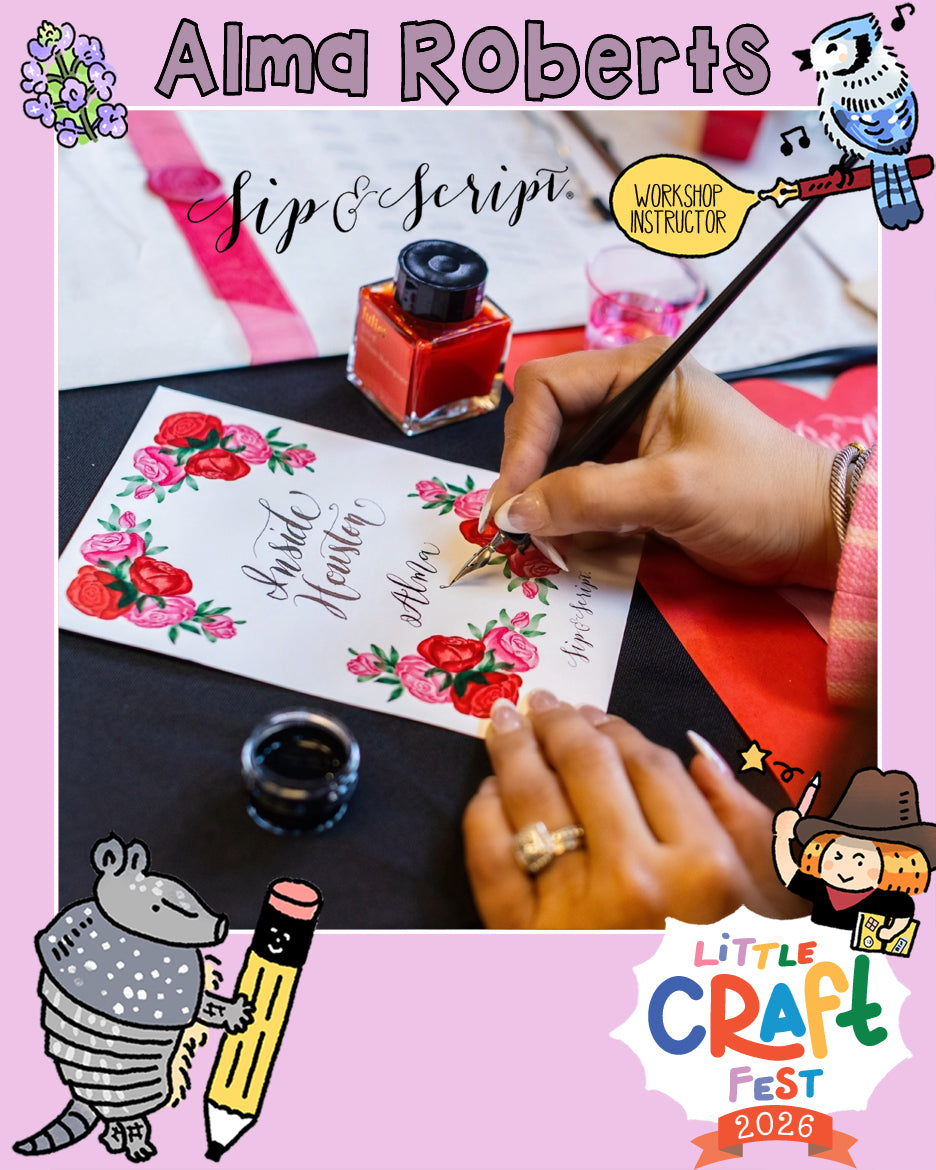 Sip & Script Calligraphy Workshop with Alma Roberts