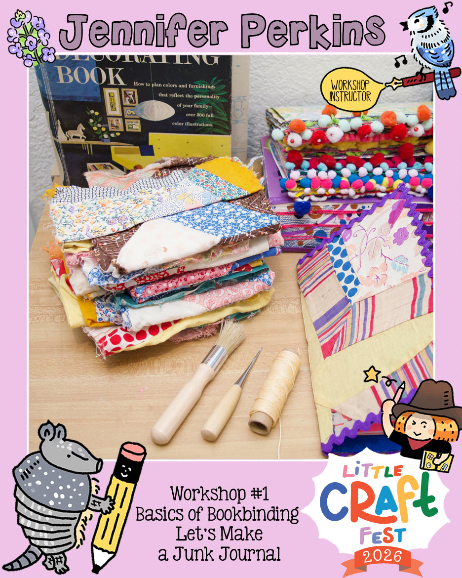 Basics of Bookbinding - Let's Make a Junk Journal with Jennifer Perkins