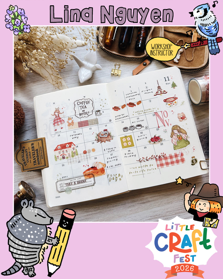 Paper Trails: A Cozy Collage + Memory Journaling Workshop with Lina