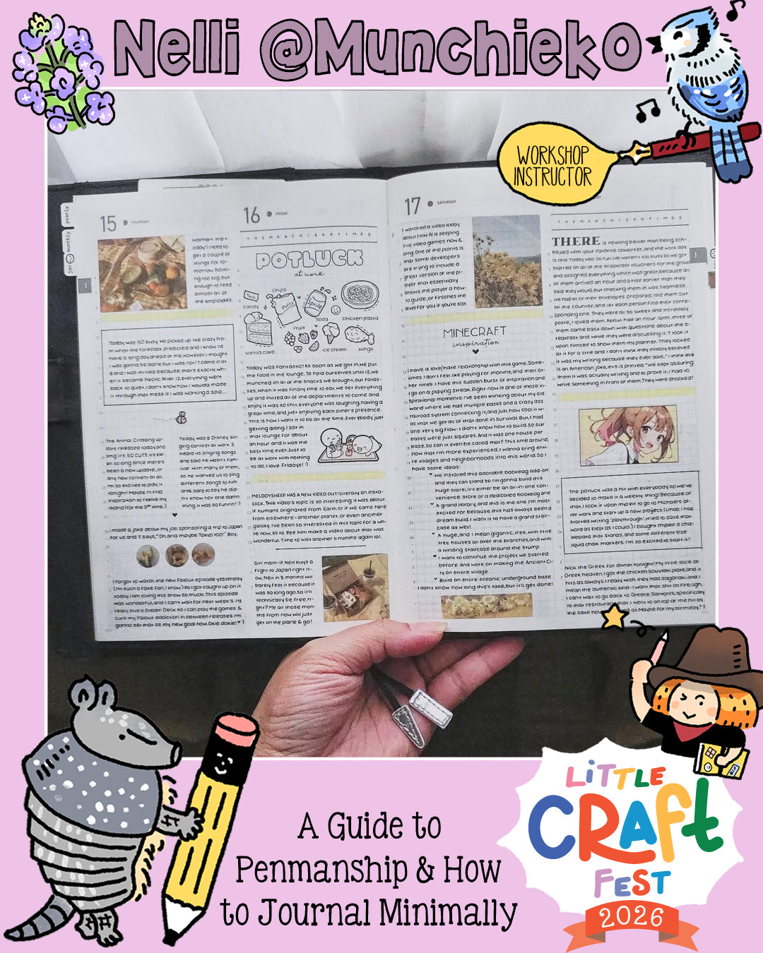 A Guide to Penmanship & How to Journal Minimally with Nelli from Munchieko