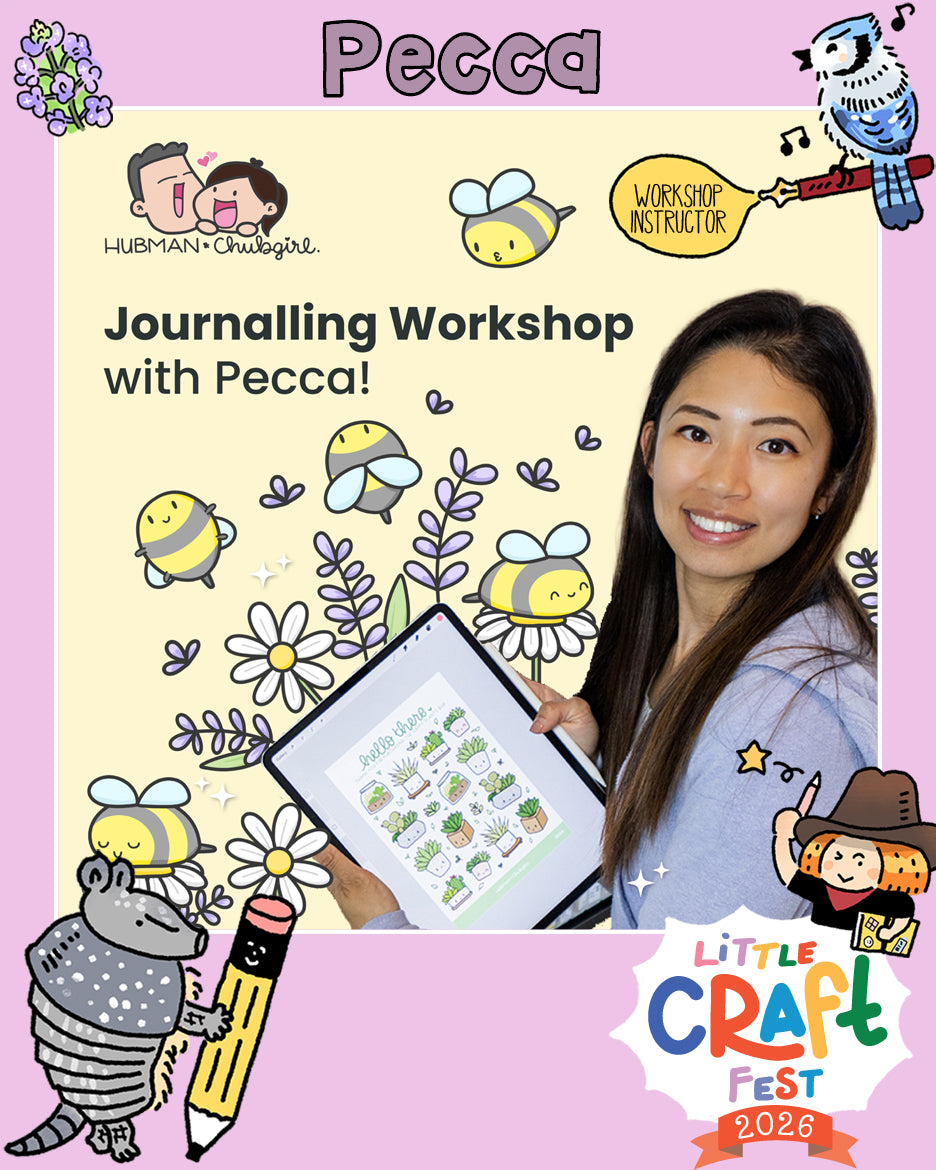 Creative Journaling with Pecca from Hubman & Chubgirl