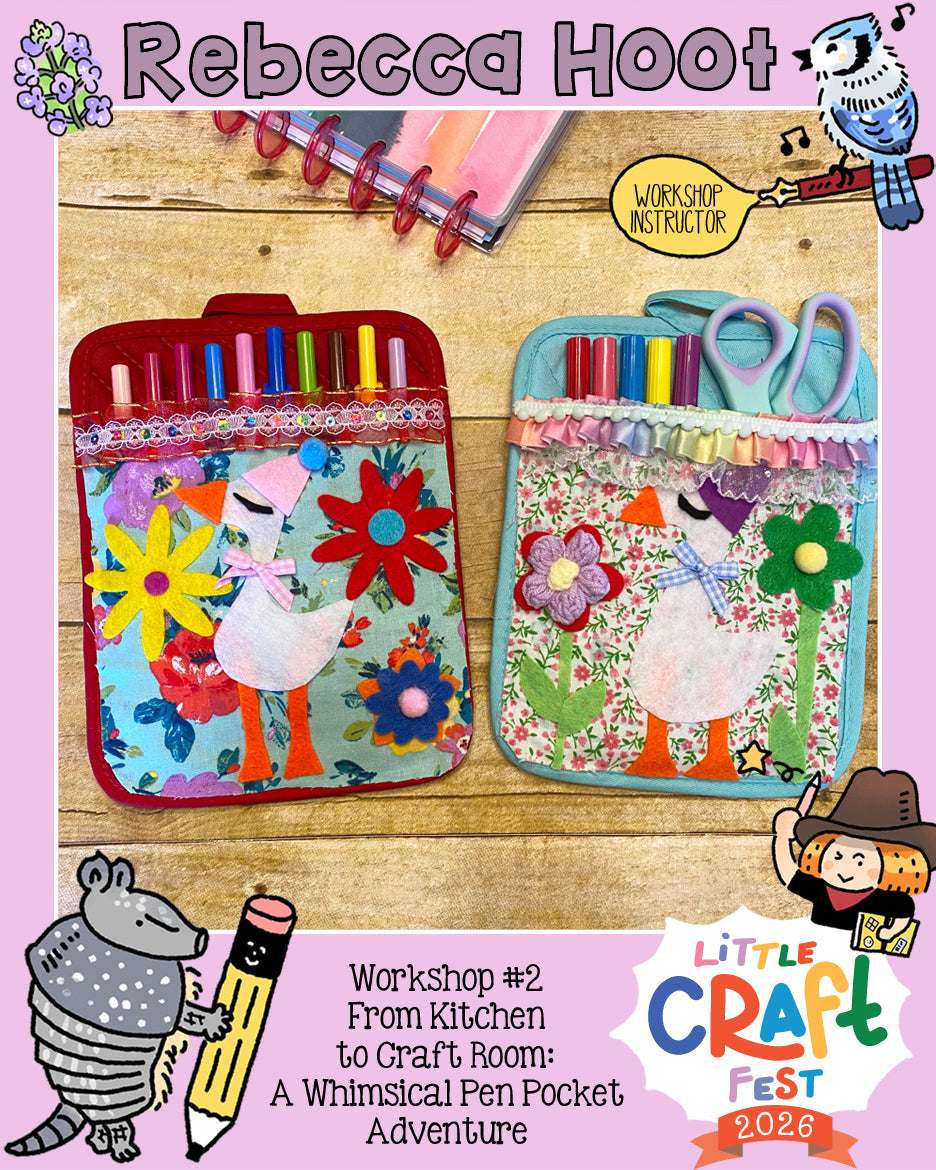 From Kitchen to Craft Room: A Whimsical Pen Pocket Adventure with Rebecca Hoot