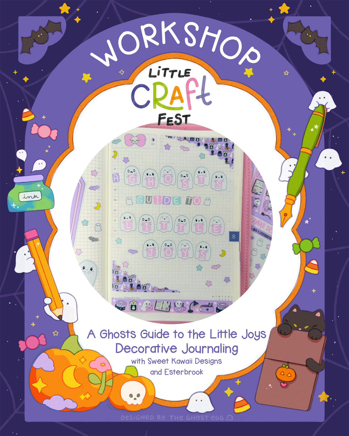 A Ghosts Guide to the Little Joys - Decorative Journaling with Sweet Kawaii Designs and Esterbrook