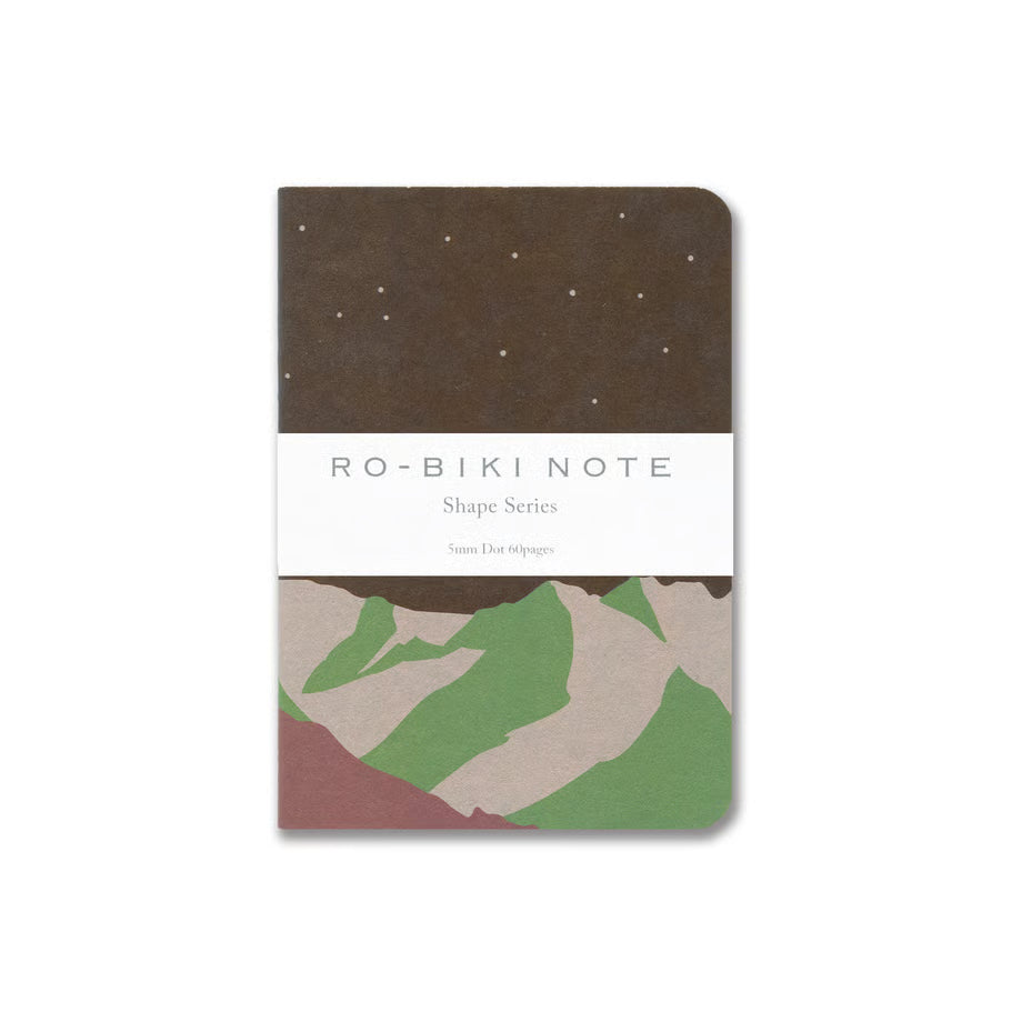 The RO‑BIKI Note is a beautifully crafted Japanese notebook known for its distinctive waxed paper cover, which gains character the more you use it. Over time, the cover softens, develops a natural patina, and becomes uniquely yours—making every notebook feel personal and well‑loved.