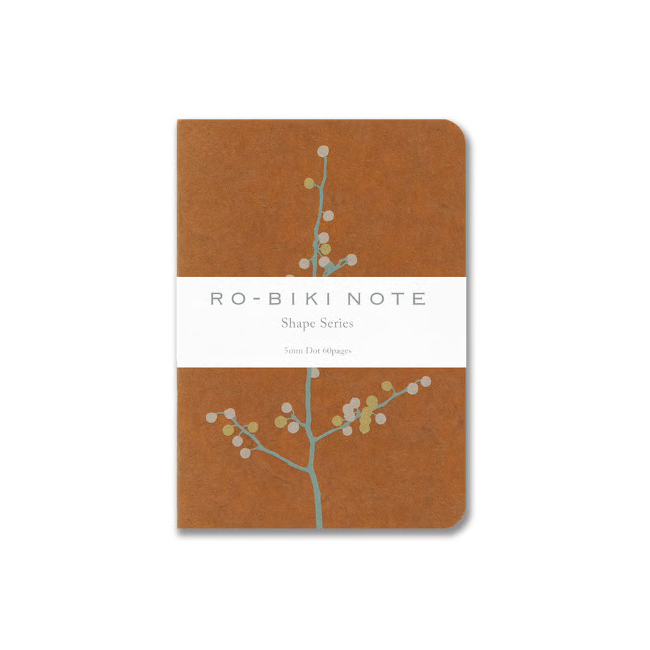 The RO‑BIKI Note is a beautifully crafted Japanese notebook known for its distinctive waxed paper cover, which gains character the more you use it. Over time, the cover softens, develops a natural patina, and becomes uniquely yours—making every notebook feel personal and well‑loved.