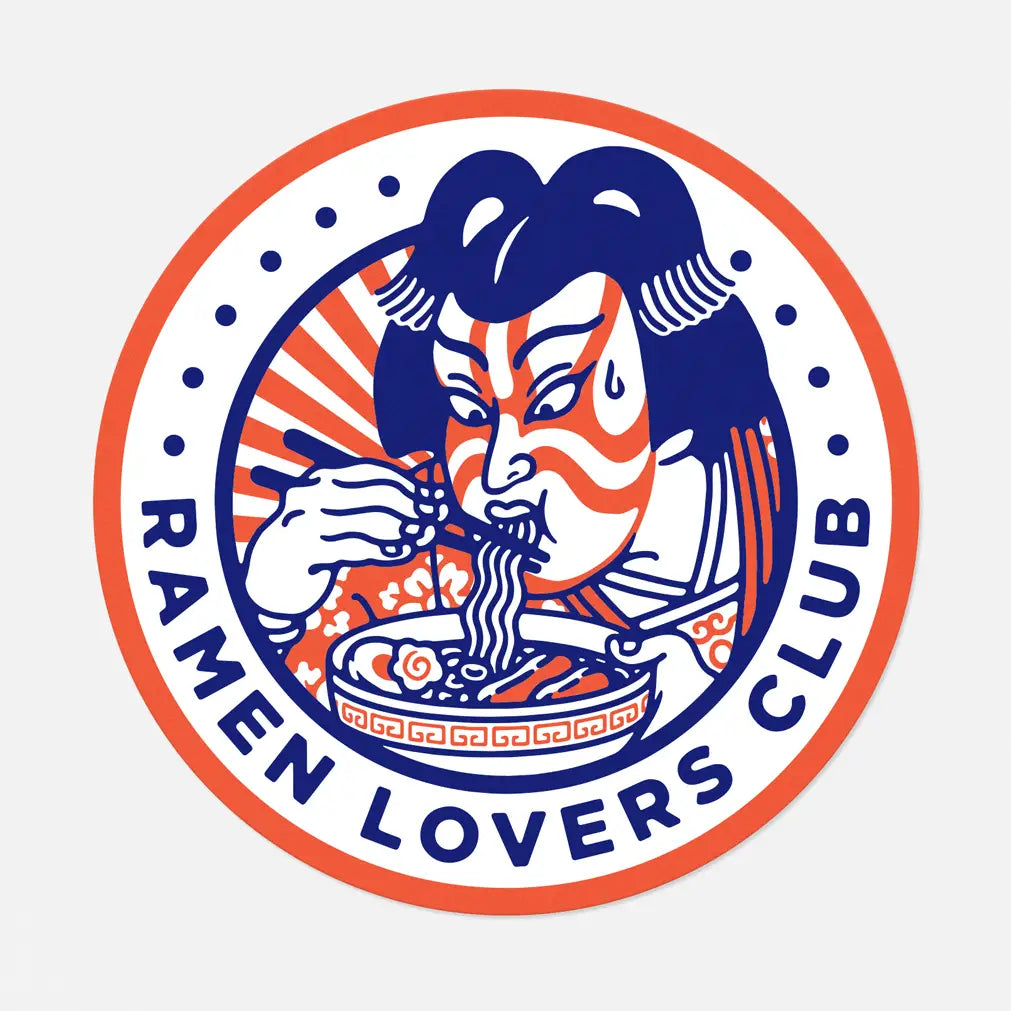 Join the Ramen Lovers Club!
• Vinyl sticker
• 7.5cm (approx. 2.95")
• PVC free
• Anti-UV varnish
• Can be used outside
• Printed in Sweden