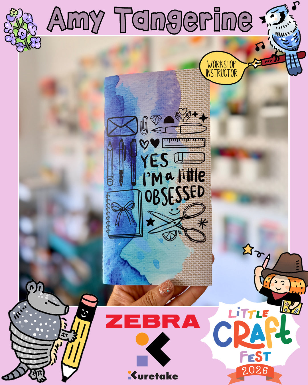 YES, I’m a Little Obsessed Traveler’s Notebook with Amy Tangerine