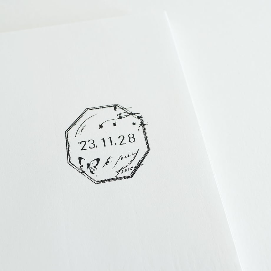 Yohaku Date Stamp - Octagonal (SD-003)