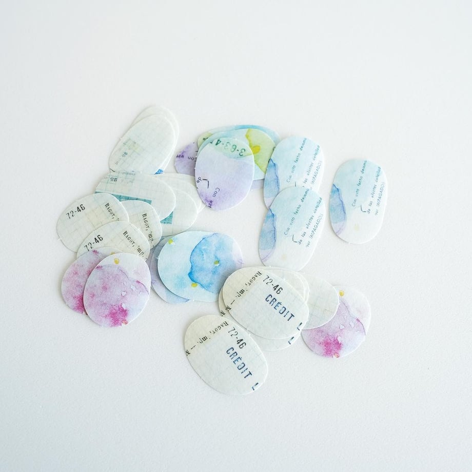 Yohaku Flake Stickers - Seal Nuance