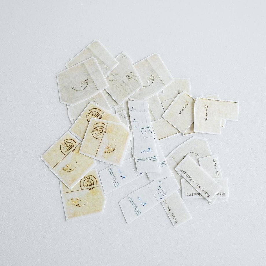 Yohaku Flake Stickers - Fragments of Memory (F-007)
