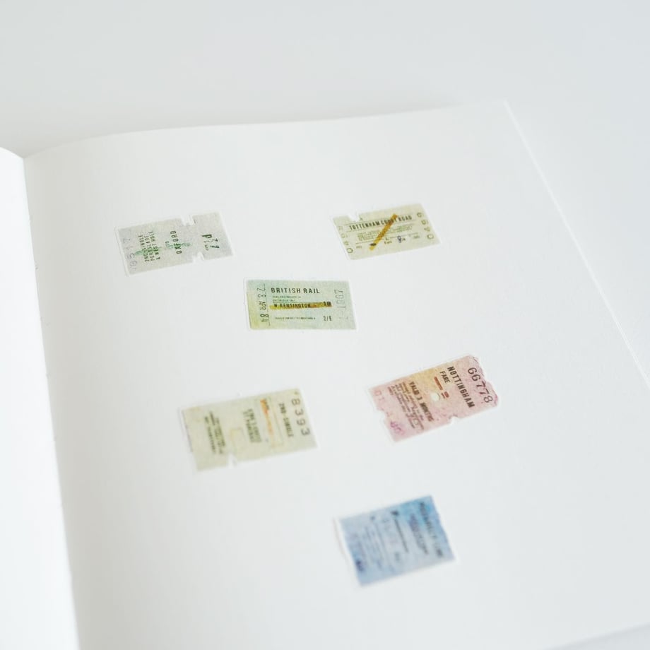 Yohaku Flake Stickers -Ticket (F-008)