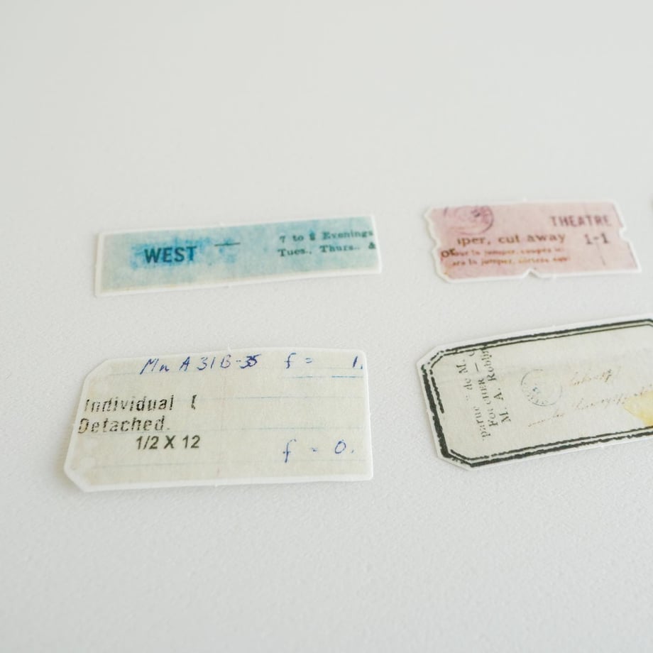 Yohaku Flake Stickers - Collage (F-012)