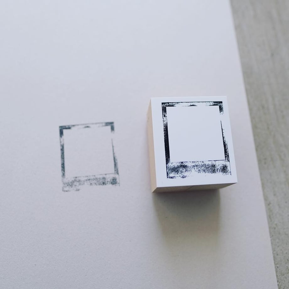 Yohaku Rubber Stamp - Polaroid (S-049)