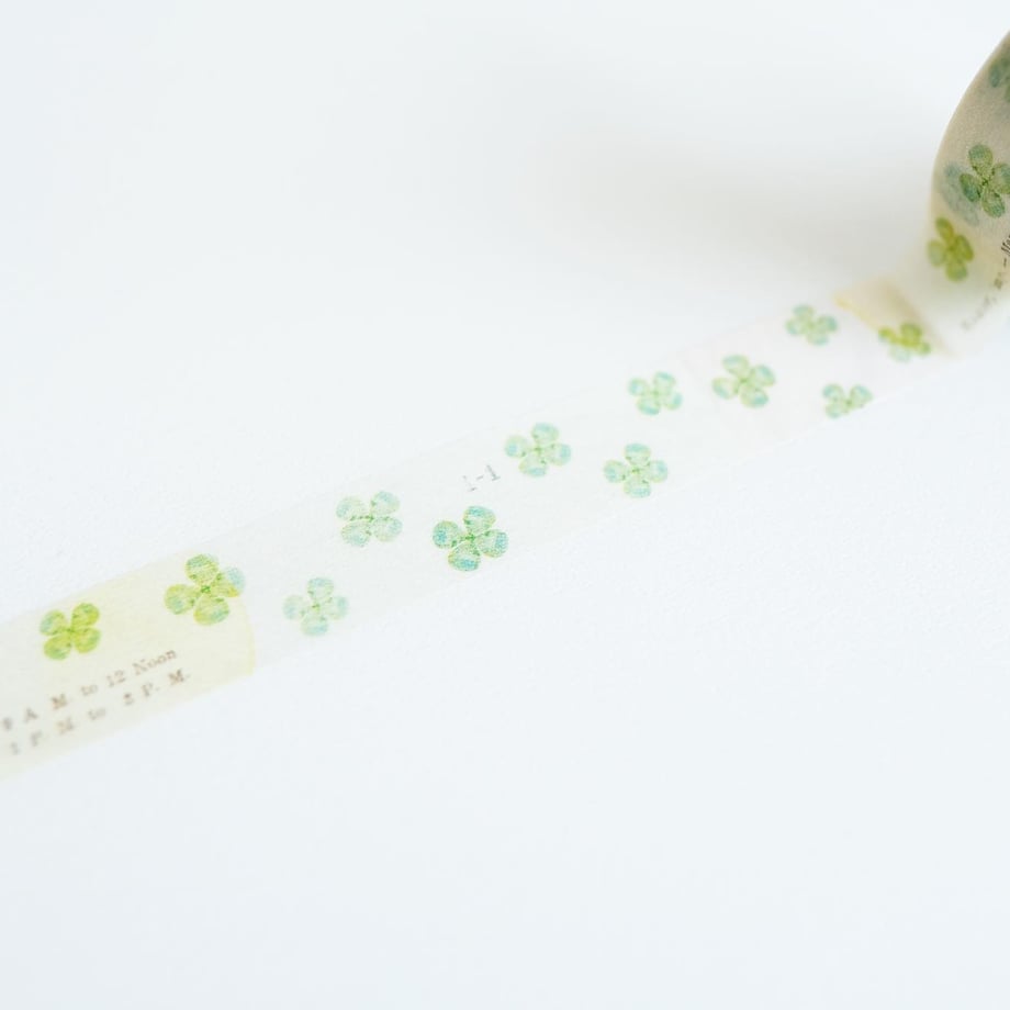 Yohaku White Clover Washi