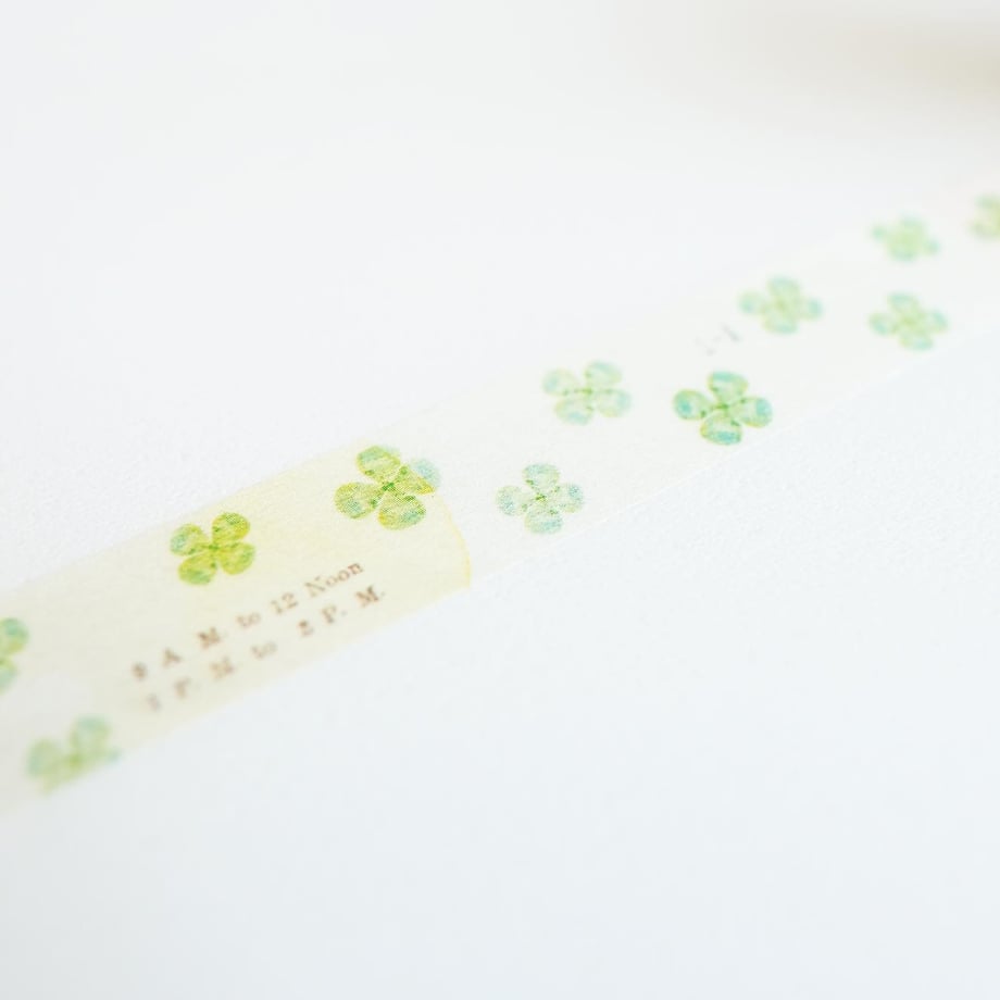 Yohaku White Clover Washi