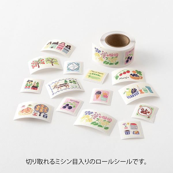 Beautifully capture
your favorite with stickers. The size fits perfectly in monthly blocks. Simply apply the sticker to create ♪ your original diary.
*When peeling off, peel it off slowly before use.