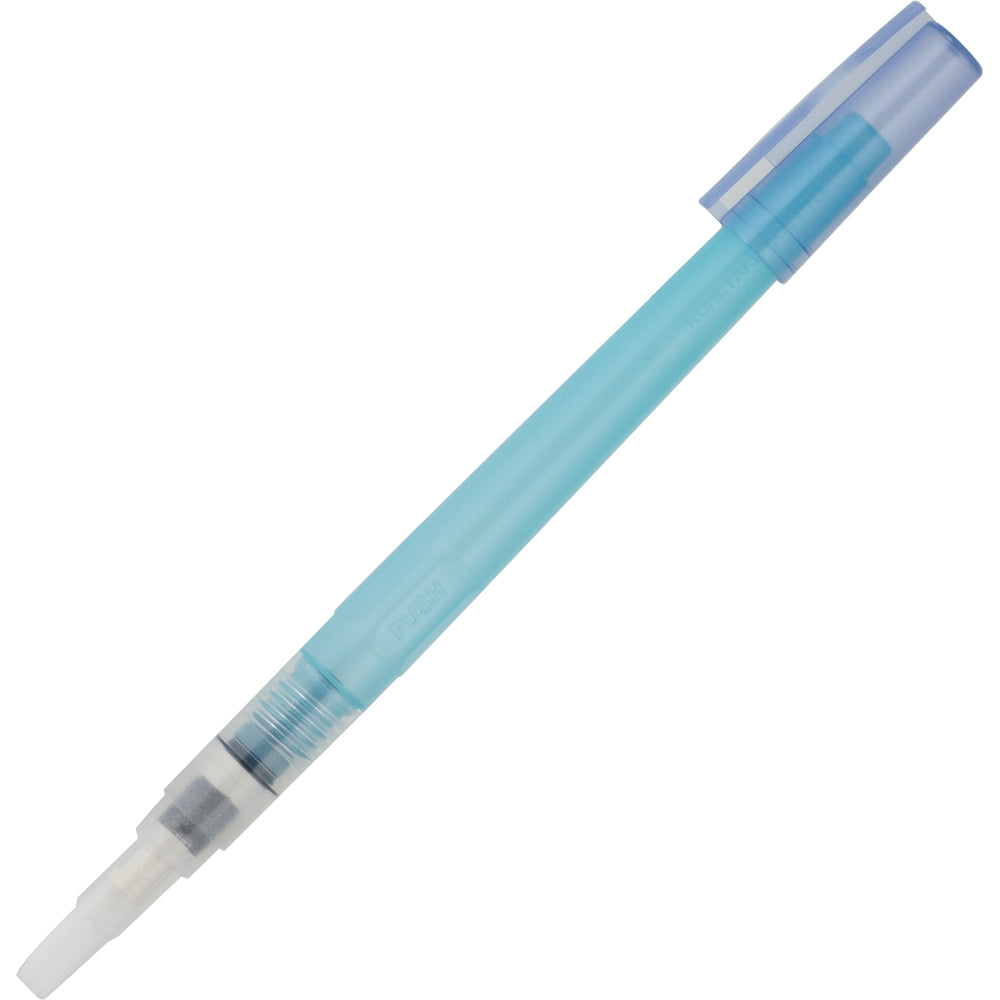 ZIG BrusH2O allows the artist to have a steady water supply flow directly through the brush tip. BrusH2O portable brushes have a retractable valve giving you complete control over the water release.
It's an amazing and portable water brush for those who wish to paint anywhere, at any time.
Dimension: 45×13×240 mm
W1.77×D0.51×H9.45 in