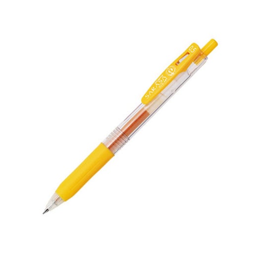 Zebra Sarasa Gel Pen 0.5mm Yellow