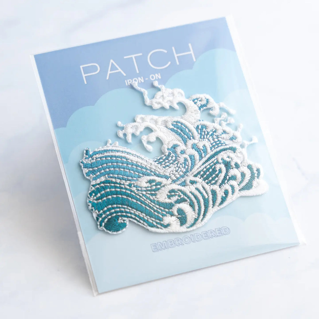 Ocean Wave Iron-On Patch