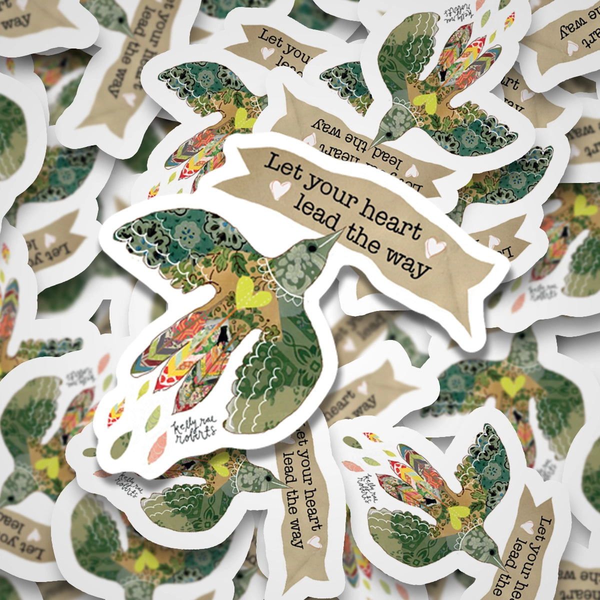 Let Your Heart Lead the Way Vinyl Sticker