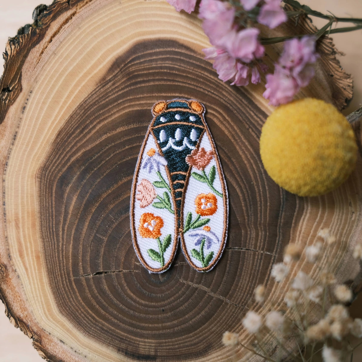 Cicada Small Iron-On Patch