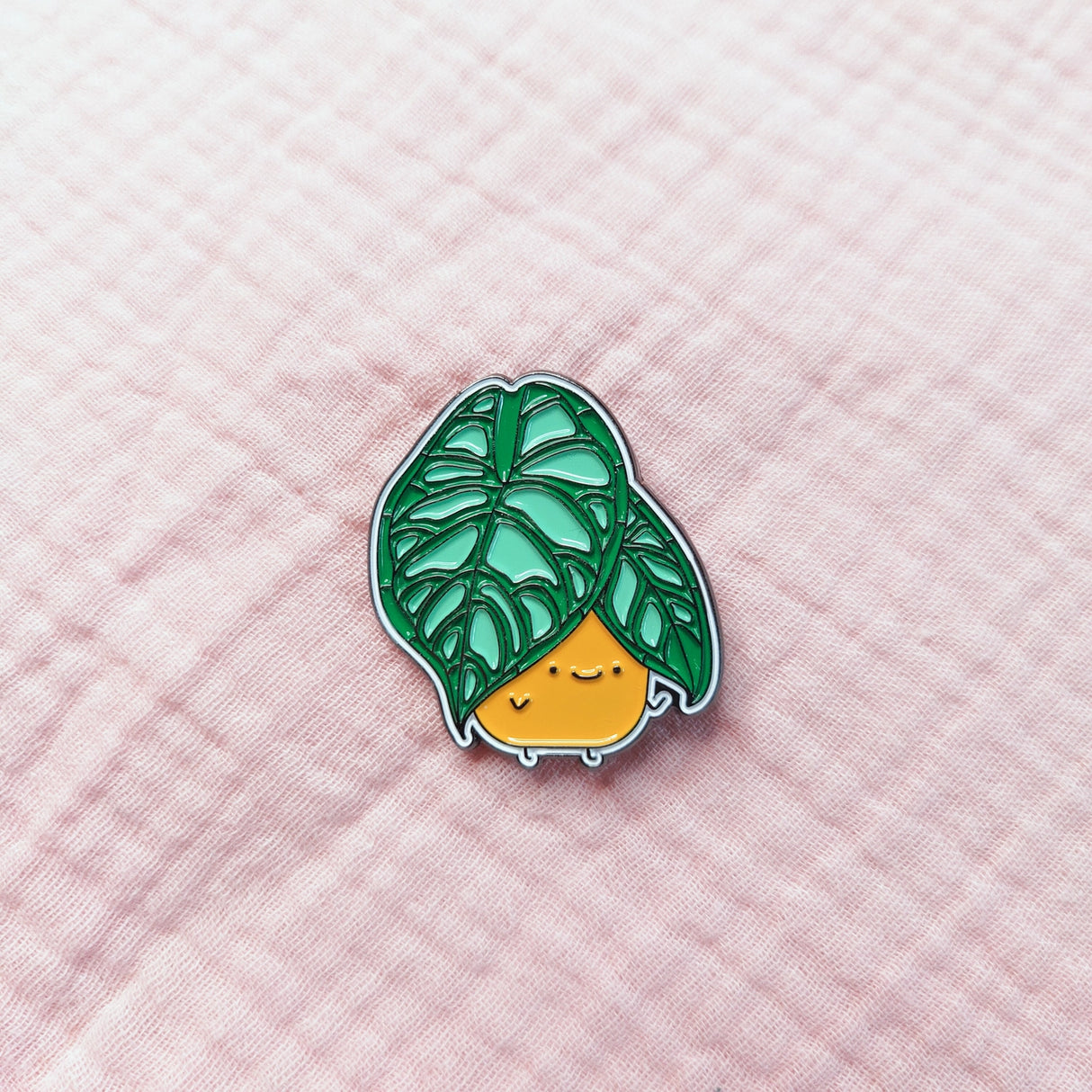 Alocasia Dragon Scale Plant Enamel Pin