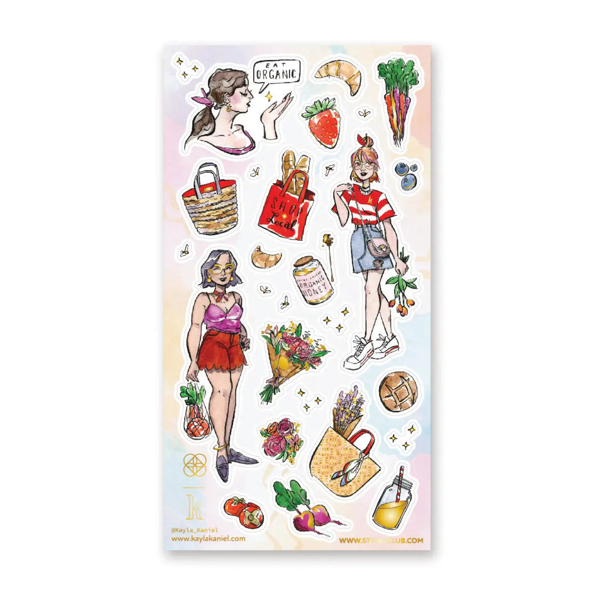 STICKII At the Farmer's Market Sticker Sheet